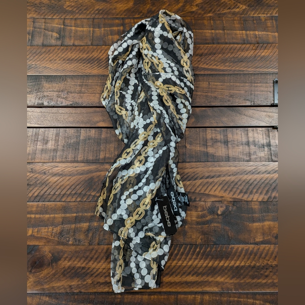 NWT Sheer Bebe Scarf